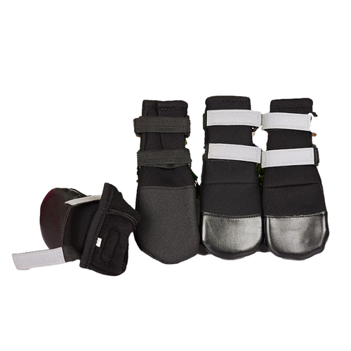 Waterproof Dog Boots - Black - Small (6x5.5cm)