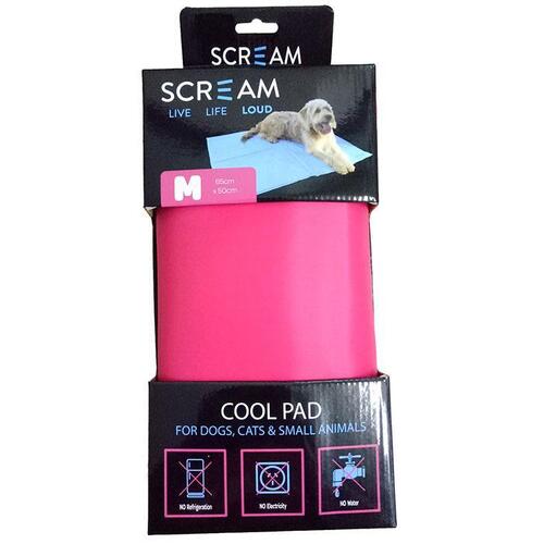 Scream Pet Cool Pad - Pink - Medium (65cm x 50cm)