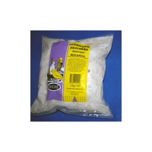 Sterilised Feather Nesting Material for Finches & Canaries (Avione) - 150g