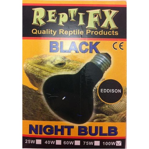 ReptiFX Black Night Bulb - 40W - Eddison