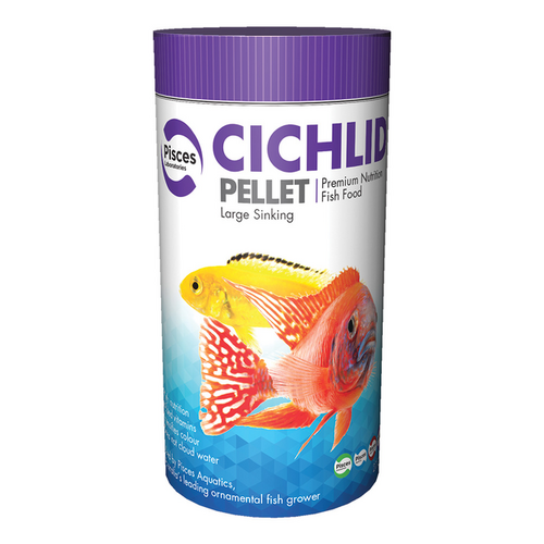 Pisces Cichlid Pellets - Large (3mm) - 70g