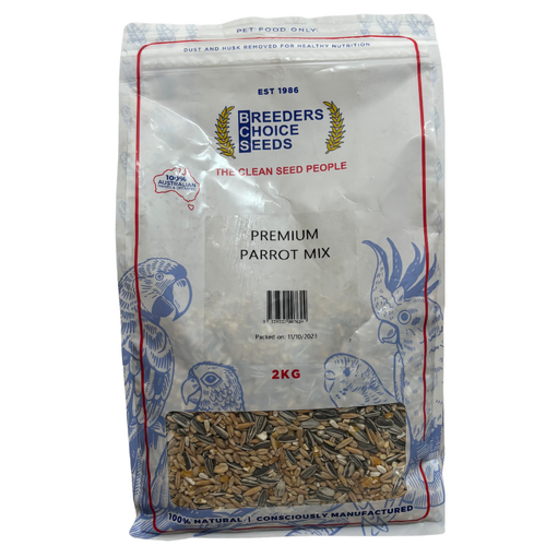 Parrot Mix 2 kg- Bird Seed - Breeders Choice