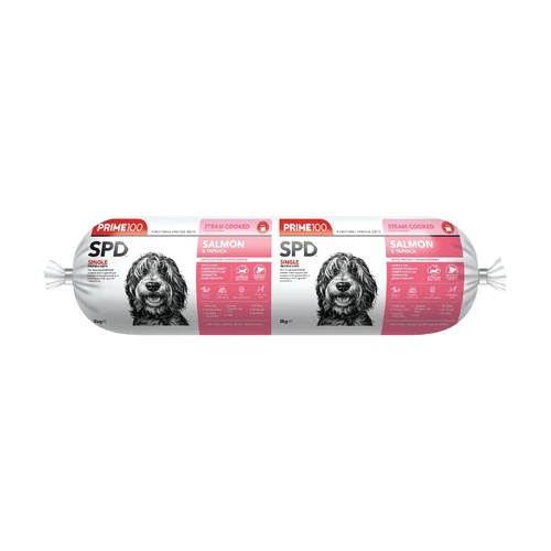 Prime 100 SPD Salmon & Tapioca Dog Roll - 2kg
