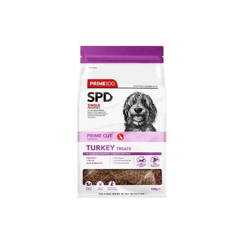 Prime 100 SPD Prime Cut Treats - Turkey - 100g