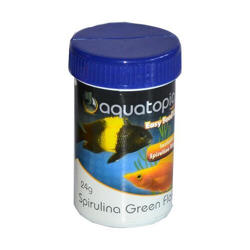 Aquatopia Spirulina Green Flake - 24g