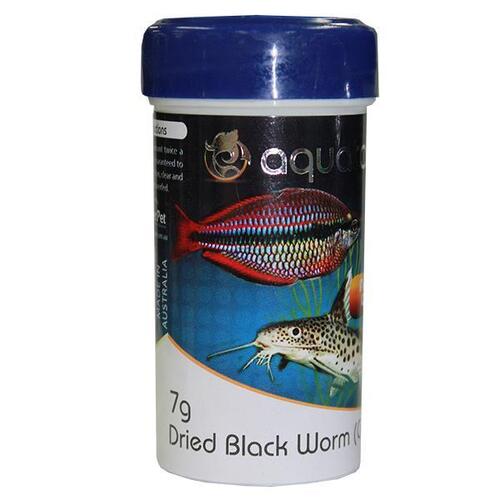 Aquatopia Dried Black Worm Cubes - 7g