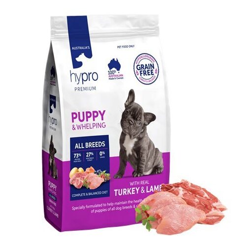 Hypro Premium Puppy Grain Free Dog Food - Turkey & Lamb - 2.5kg