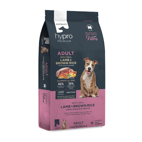 Hypro Premium Lamb & Brown Rice Adult Dog Food - 2.5kg