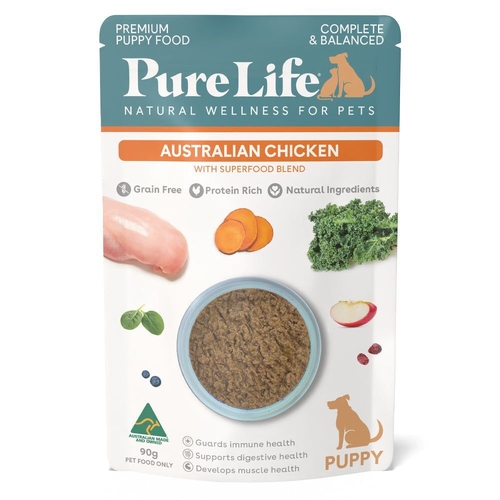 Pure Life Puppy Pouches - Chicken - 90g