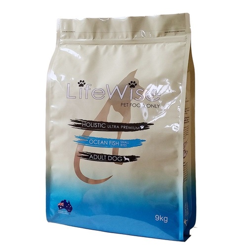 LifeWise Adult Dog Food - Small Bites - Ocean Fish with Rice & Vegetables - 9kg