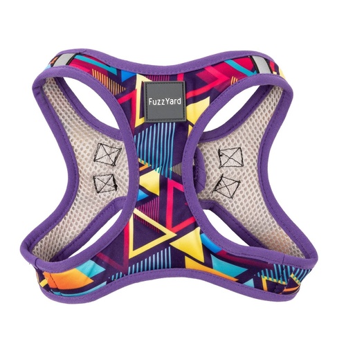 FuzzYard Step-In Dog Harness - Prism - XX-Small (34-36cm Neck - 39-41cm Chest)