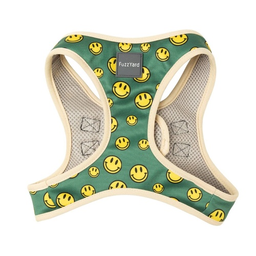 FuzzYard Step-In Dog Harness - Biggie Smiles - X-Large (61-63 Neck - 69-71cm Chest)