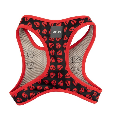 FuzzYard Step-In Dog Harness - Heartbreaker - XX-Small (34-36 Neck - 39-41cm Chest)