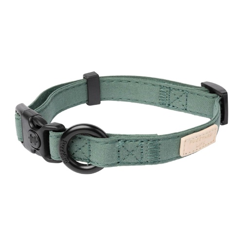 FuzzYard Life Dog Collar - Myrtle Green - Small (15mm x 25-38cm)