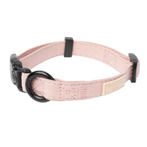 FuzzYard Life Dog Collar - Soft Blush - Small (15mm x 25-38cm)
