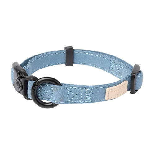 FuzzYard Life Dog Collar - French Blue - Small (15mm x 25-38cm)