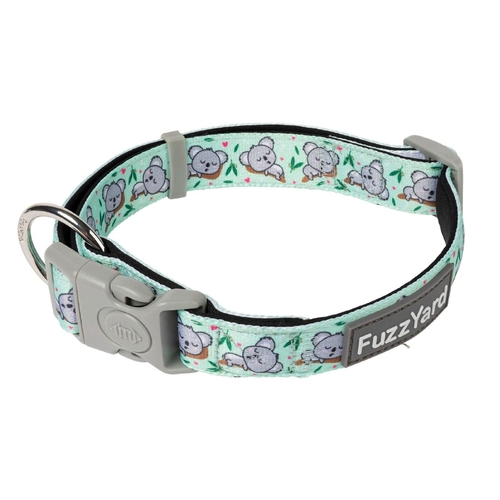 FuzzYard Dog Collar - Dreamtime Koalas - Medium (20mm x 32-50cm)