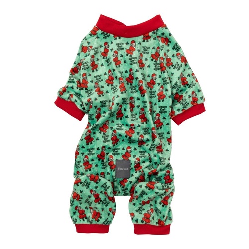 FuzzYard Sleigh Baby Sleigh Christmas Pyjamas  - Size 4 (41-42cm Long)
