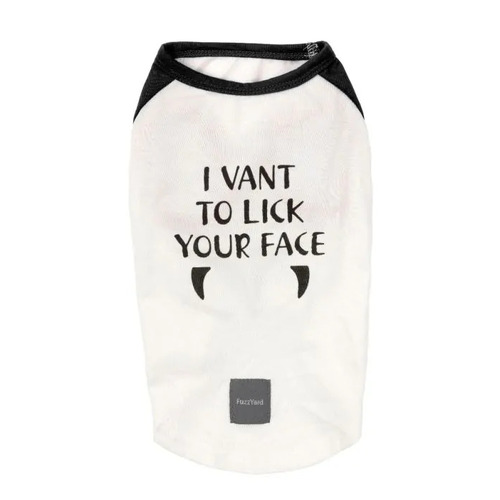 FuzzYard I Vant to Lick Your Face T-Shirt - Size 1 (26-29cm Long)