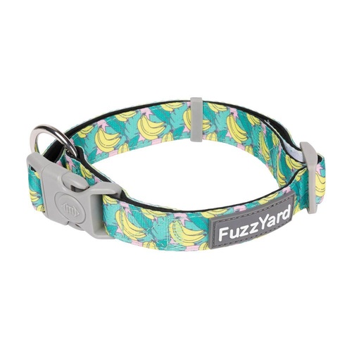FuzzYard Dog Collar - Bananarama - Small (15mm x 25-38cm)