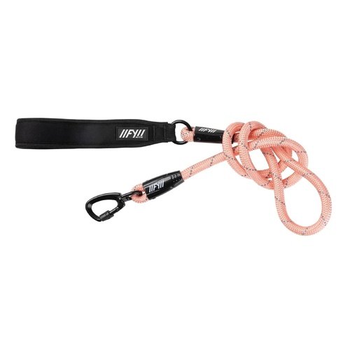 FuzzYard Active Rope Dog Lead - Peach (155cm)