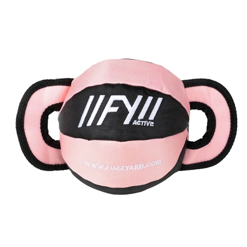 FuzzYard Active Dog Toy - Ball Tug - Peach