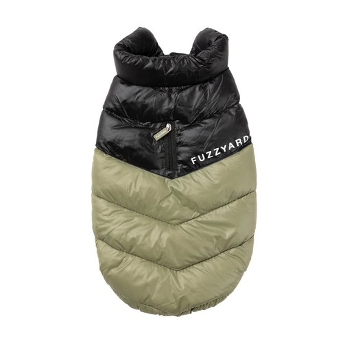 FuzzYard Dog Jacket - South Harlem - Olive (Size 5) (45-46cm)