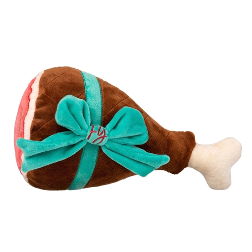 FuzzYard Dog Toy - Humongous Holiday Ham