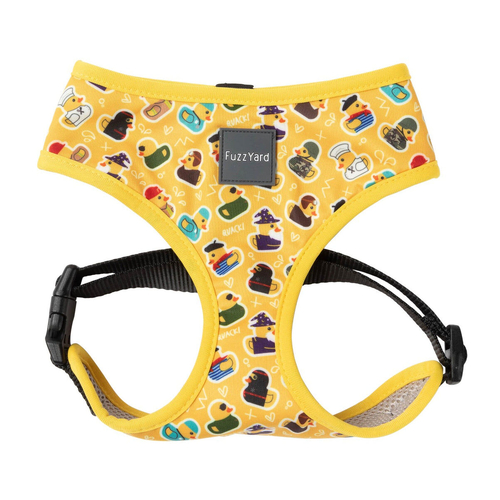 FuzzYard Dog Harness - What The Duck - X-Small (22cm Neck - 25-32cm Chest)