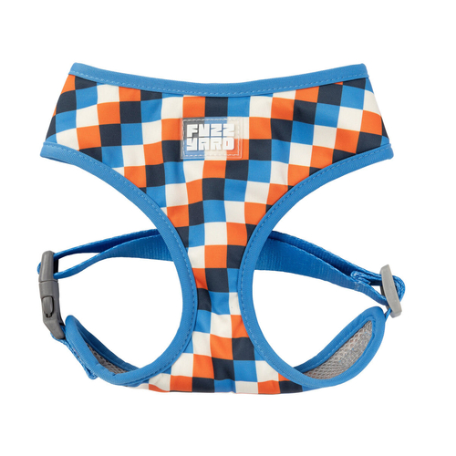 FuzzYard Dog Harness - Checkmate Marine - X-Small (22cm Neck - 25-32cm Chest)