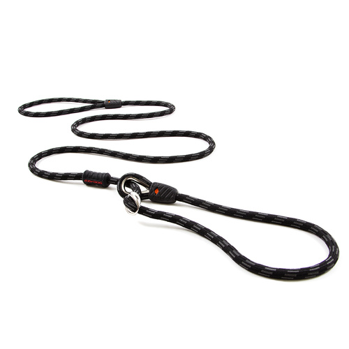 Ezydog Luca Dog Leash - Standard (9mm x 170cm) - Black