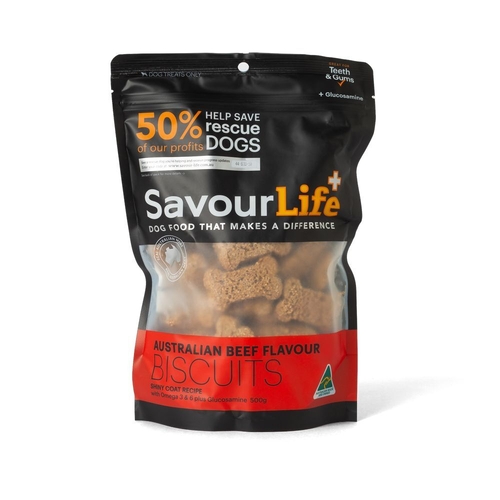 SavourLife Australian Beef Flavour Biscuits 500g