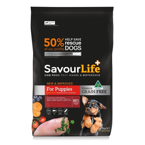 SavourLife Grain Free Puppy Food Chicken - 2.5kg  