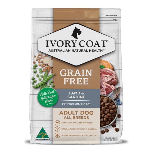 Ivory Coat Lamb & Sardine Adult Dog - 2kg