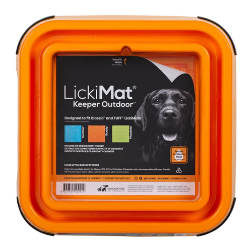 LickiMat Outdoor Keeper - Orange