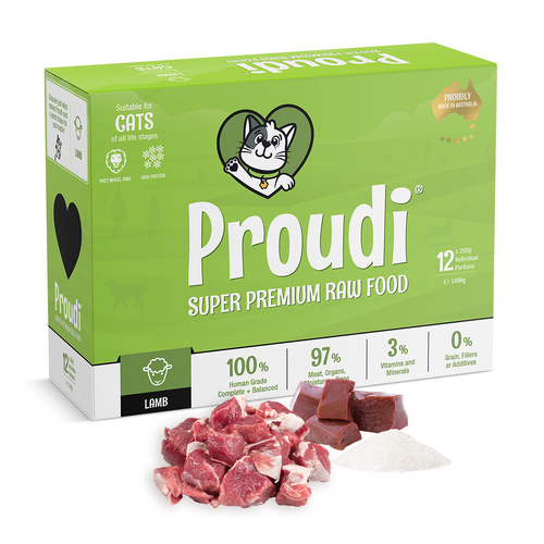 Proudi for Cats - Lamb - 1.08kg (12 x 90g)
