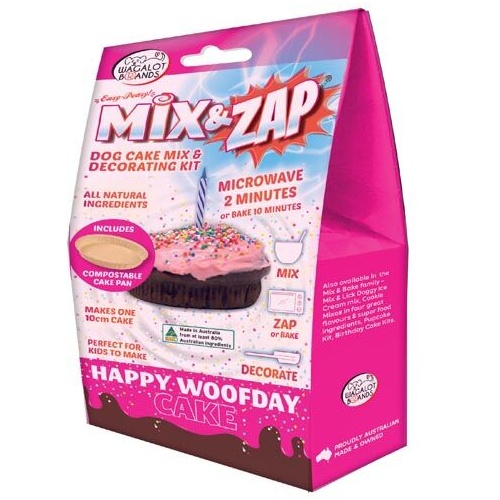 Wagalot Mix & Zap Happy Woofday Cake Kit - 10cm - Pink