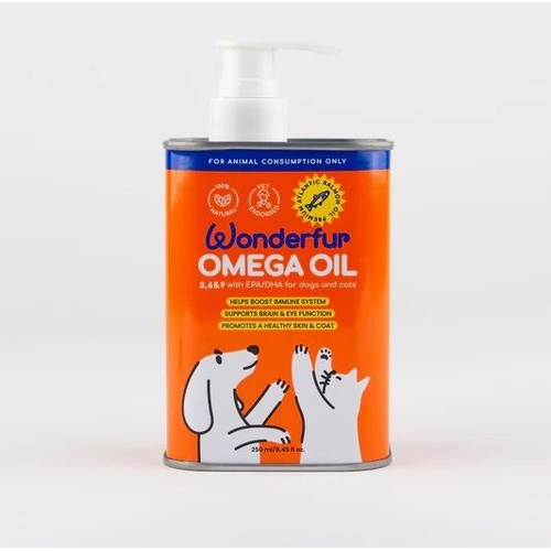 Wonderfur Omega Oil for Dogs & Cats - 250ml
