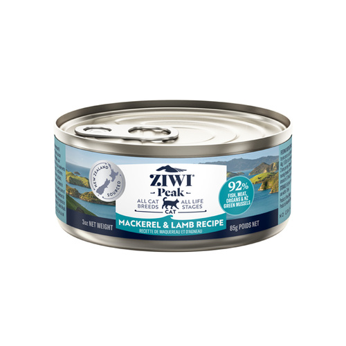 Ziwi Peak Canned Cat Wet Food - Mackerel & Lamb - 85g