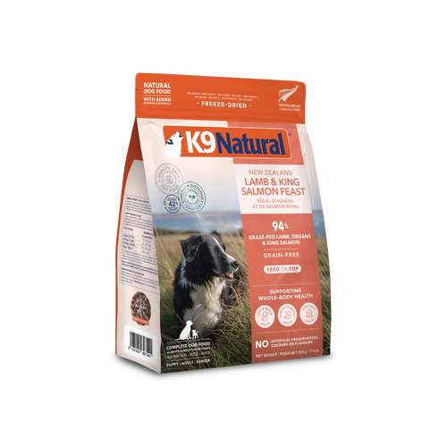 K9 Natural Freeze Dried Dog Food - Lamb & King Salmon Feast - 500g