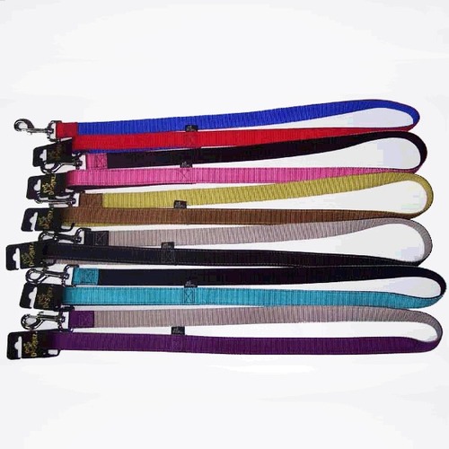 Elegantz Two-Tone Nylon Dog Lead - (10mm x 120cm) - Pink/Black