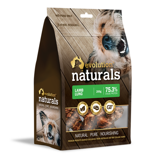 Evolution Naturals Lamb Lung - 200g