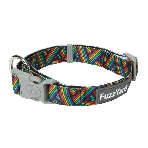 FuzzYard Dog Collar - Rainbow Northcote