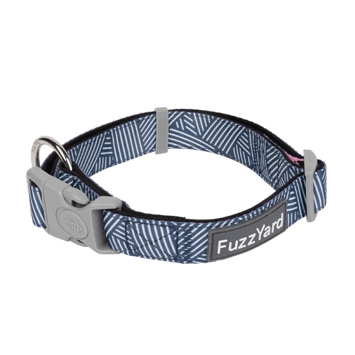 FuzzYard Dog Collar - Thornbury Aegean Blue