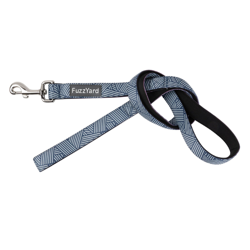 FuzzYard Dog Lead - Thornbury Aegean Blue