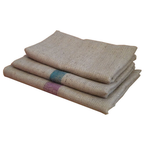 Hessian Replacement Dog Bed Cover - Large (100cm X 70cm) (Green Stripe)