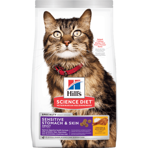 Hill's Science Diet Adult Sensitive Stomach & Skin Cat Food