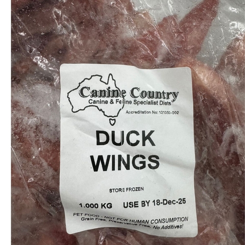 Canine Country Duck Wings - 1kg